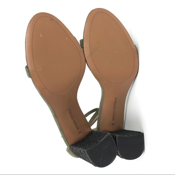 Banana Republic High Heel Sandal Block Heel NEW - Picture 8 of 8